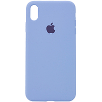 Чехол FULL Silicone Case для iPhone Xs Max Lilac Blue (силиконовый чехол силикон кейс айфон Xs Max)