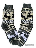 Теплі жіночі шкарпетки з овечої шерсті  Жіночі шкарпетки 03