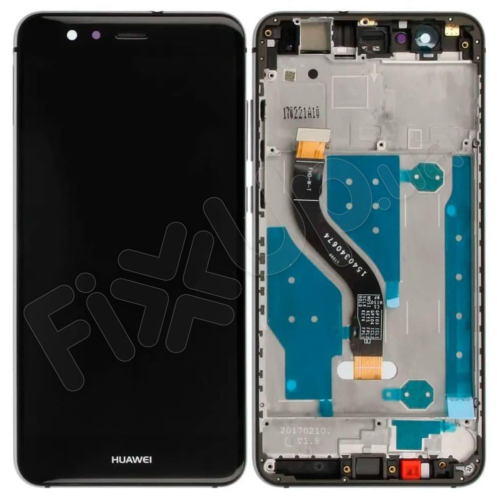 Дисплей для Huawei P10 Lite (WAS-L21/WAS-LX1/WAS-LX1A) з тачскріном і рамкою в зборі, колір чорний