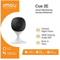 IP камера 2мп c WI-FI Imou Cue-2E (IPC-C22SP)мікрофон і спікерфон+карта 32GB