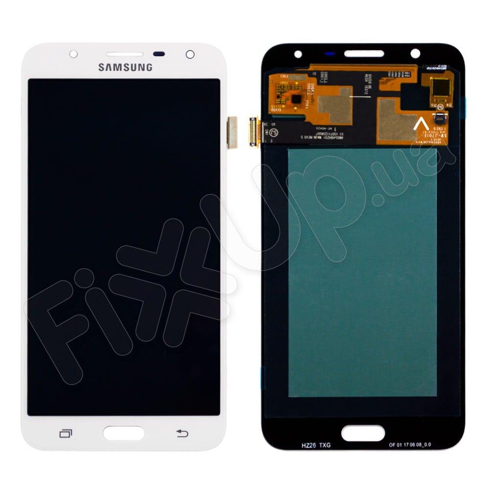 Дисплей для Samsung J701H, J701F, J701M/DS Galaxy J7 Neo з тачскрином у зборі, колір білий, OLED