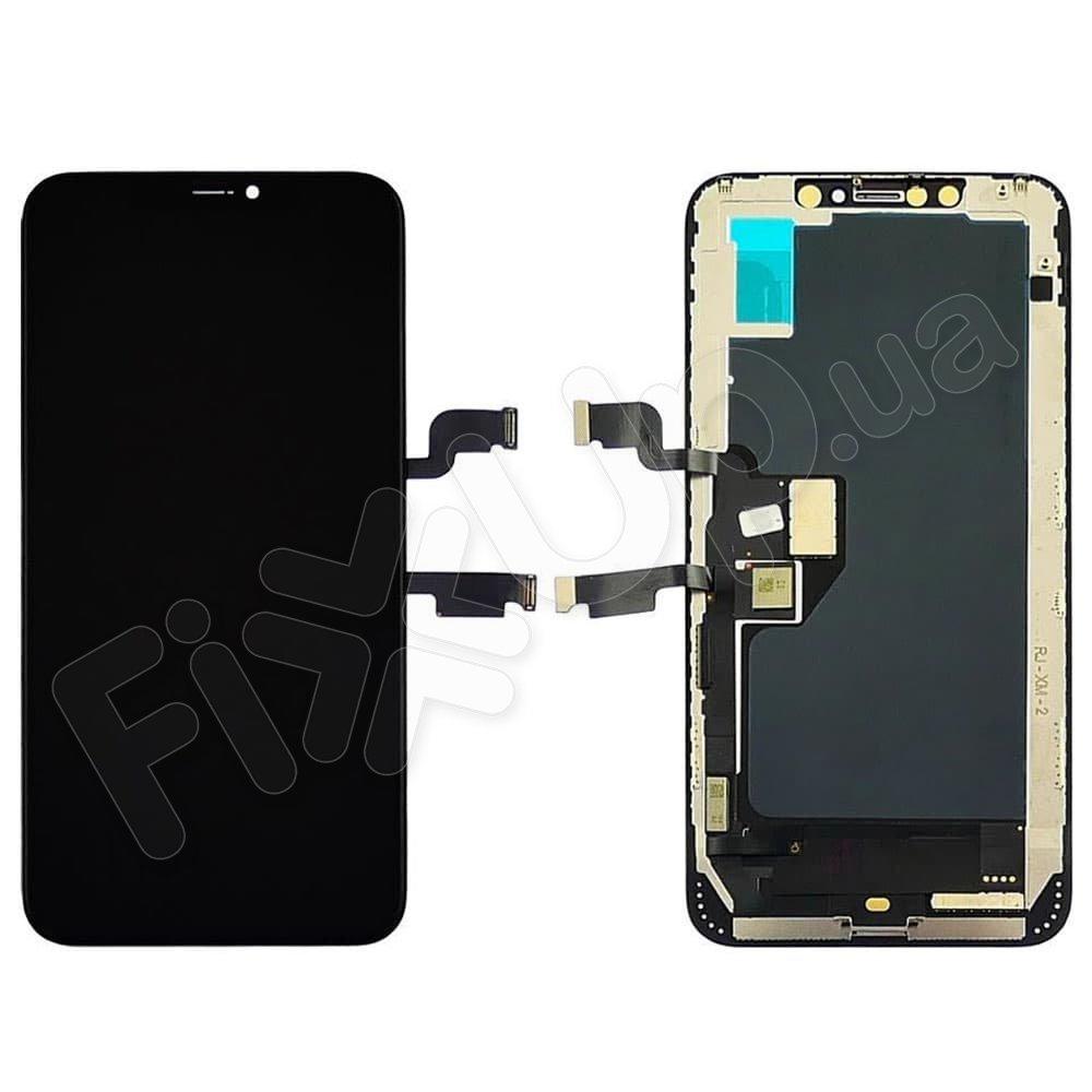 Дисплей для iPhone XS Max (6.5) з тачскрином у зборі, колір чорний, Oled GX Hard