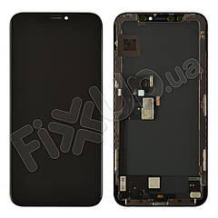 Дисплей для iPhone X (5.8) з тачскріном в зборі, колір чорний, Oled GX Hard
