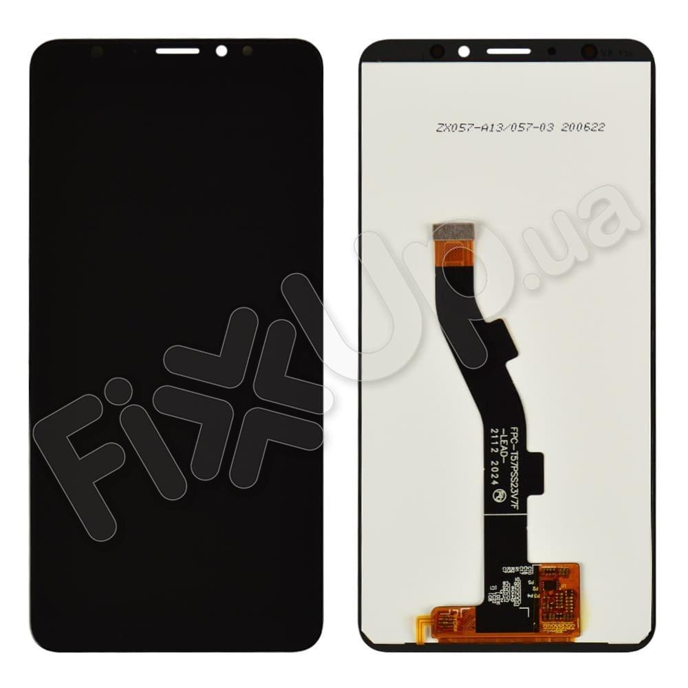 Дисплей для Meizu M8 з тачскріном в зборі, колір чорний