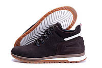 Натуральные мужские зимние кожаные ботинки ZG Crossfit коричневые