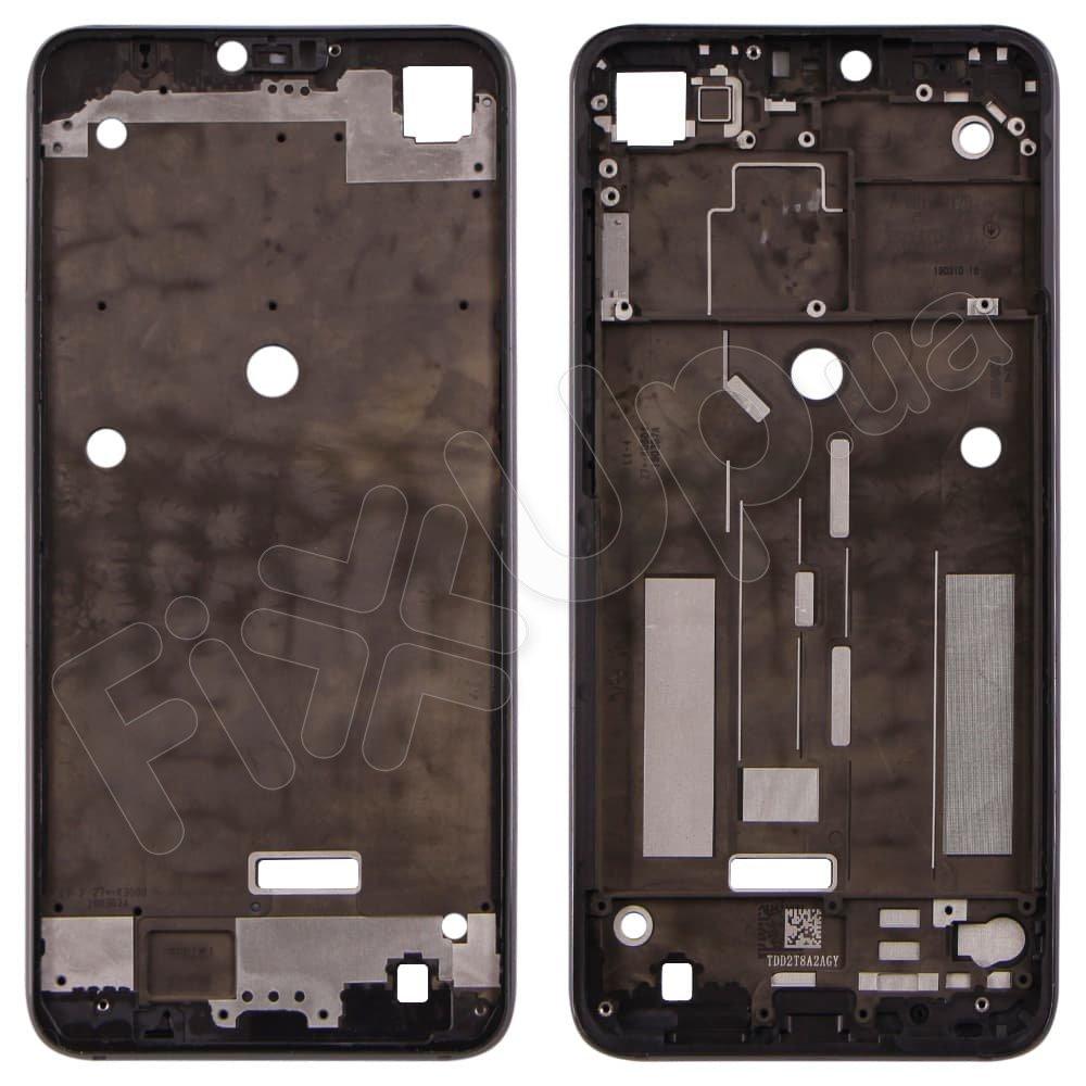 Рамка (середня частина) для дисплея Xiaomi Mi8 Lite, колір чорний