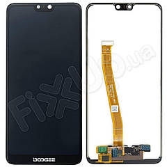 Дисплей для Doogee Y7 з тачскрином у зборі, колір чорний