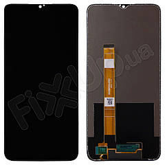 Дисплей для Realme 5, Realme 6i, Realme C3 з тачскрином у зборі 6A01B001AJ000, колір чорний, Китай високого