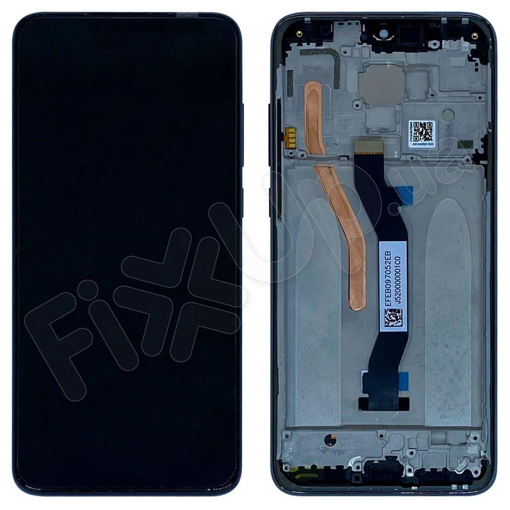 Дисплей для Xiaomi Redmi Note 8 Pro з тачскріном і рамкою в зборі, колір сірий