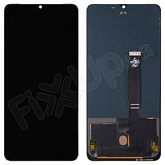 Дисплей для OnePlus 7T з тачскрином у зборі, колір чорний, OLED small LCD