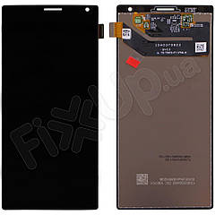 Дисплей для Sony I4213 Xperia 10 Plus з тачскрином у зборі, колір чорний