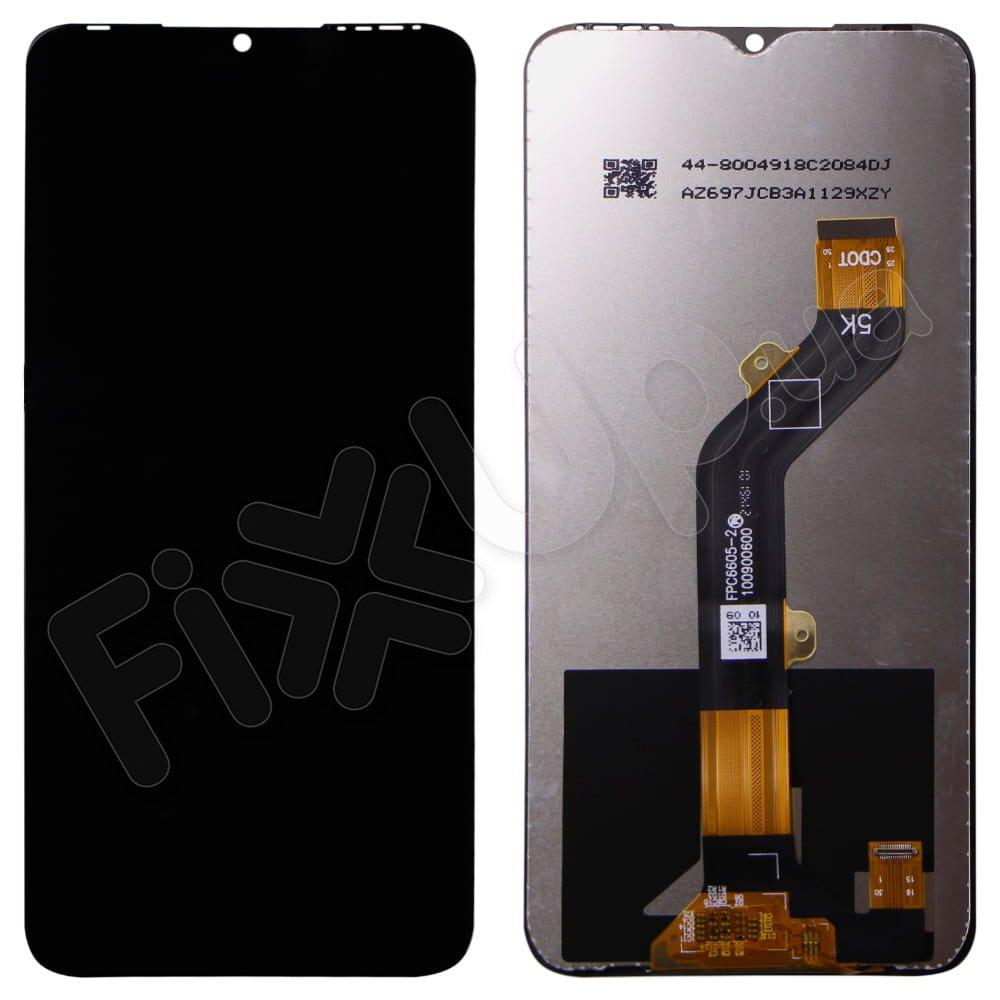 Дисплей для Tecno Spark 8C (KG5K)/(KG5N), з тачскрином у зборі, колір чорний