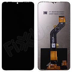 Дисплей для Tecno Spark 8C (KG5K)/(KG5N), з тачскрином у зборі, колір чорний