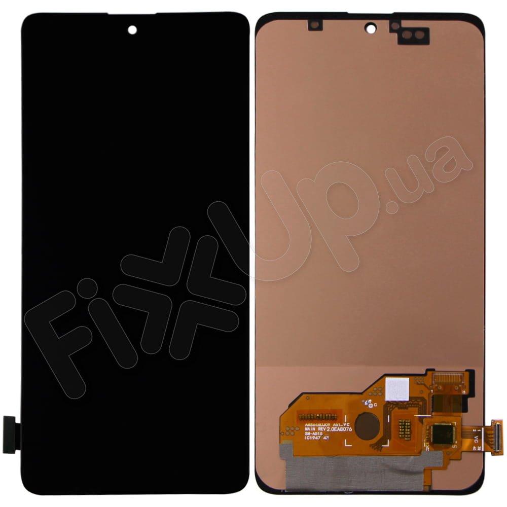 Дисплей для Samsung A515F/DS Galaxy A51 з тачскрином у зборі, колір чорний, OLED small LCD