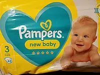 Підгузки Pampers new baby,3 42шт