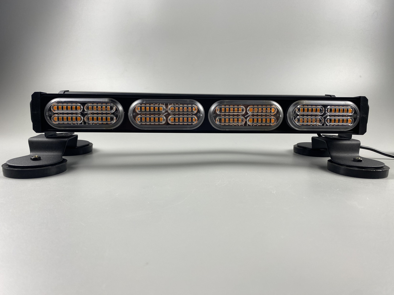 Стробоскоп LED 4 секції проблисковий LED-маячок балка на магнітах світлодіодний 12/24V (192 led діода), фото 1