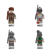 Мини фигурки европейские английские рыцари человечки средневековые воины
