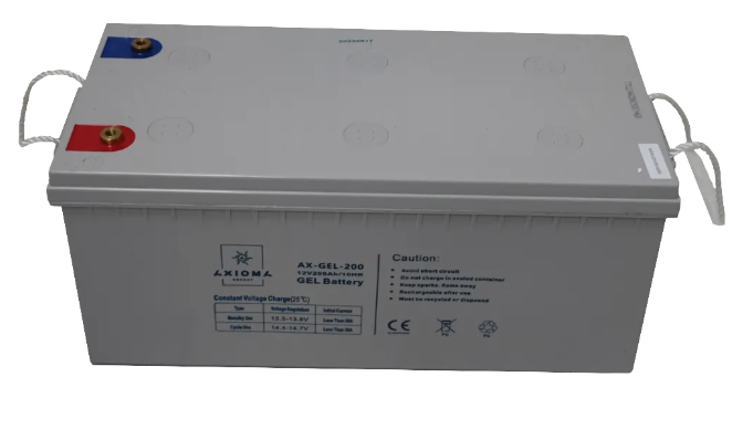 Акумулятор гелевий 12 В 200 А·год, AX-GEL-200, AXIOMA energy