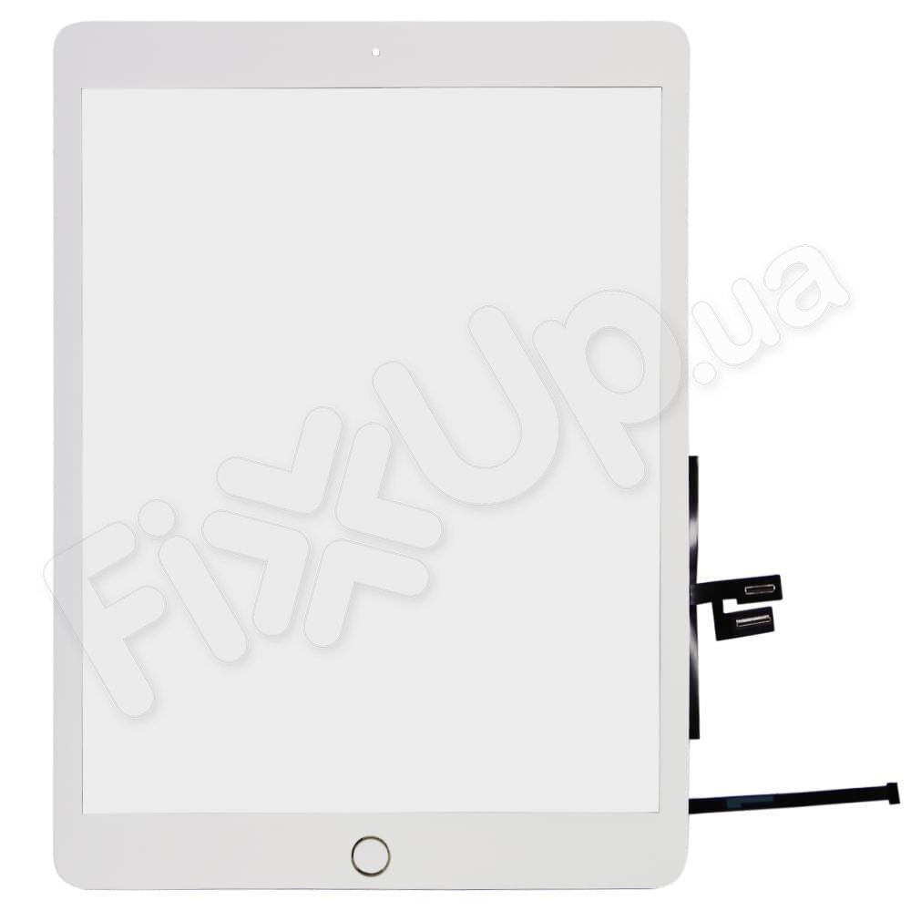 Тачскрин для iPad 10.2 2019 (A2197/A2198/A2200), з кнопкою, колір білий