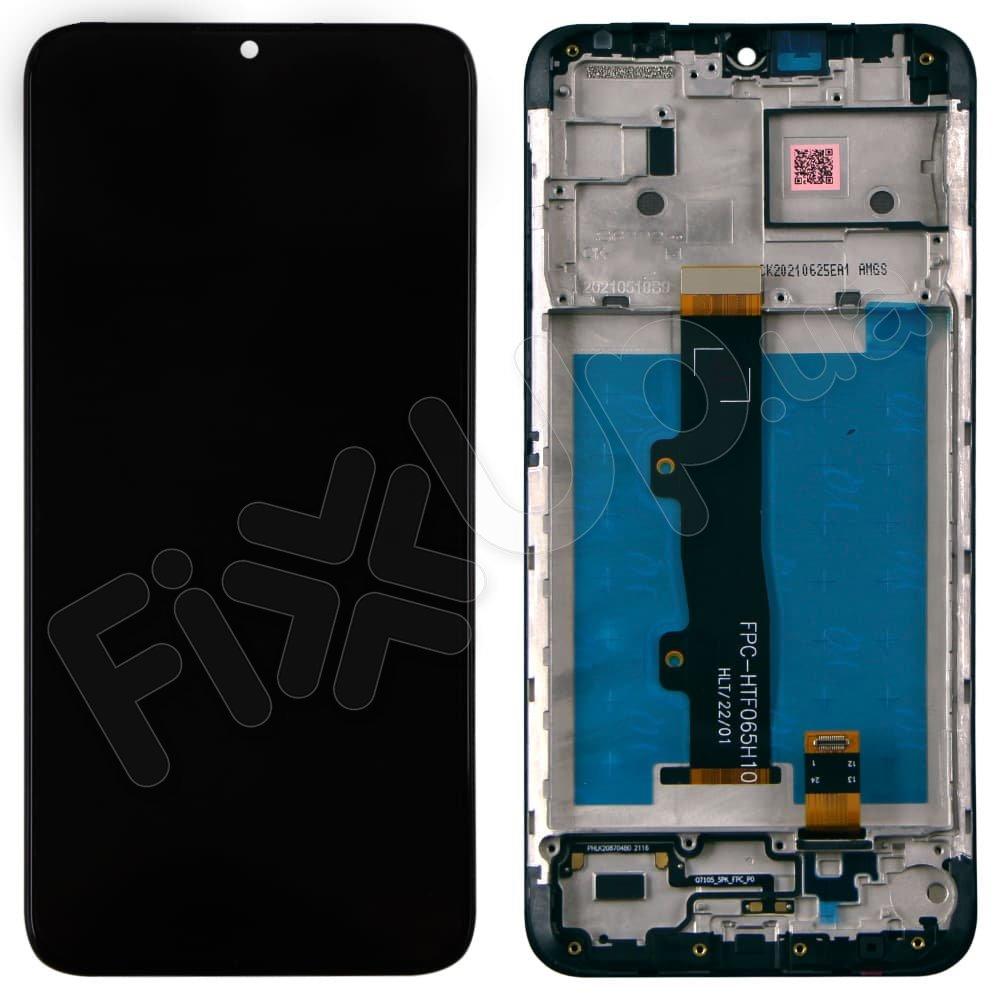 Дисплей для Motorola XT2095/XT2097 E7/E7 Power, з тачскрином і рамкою в зборі, колір чорний