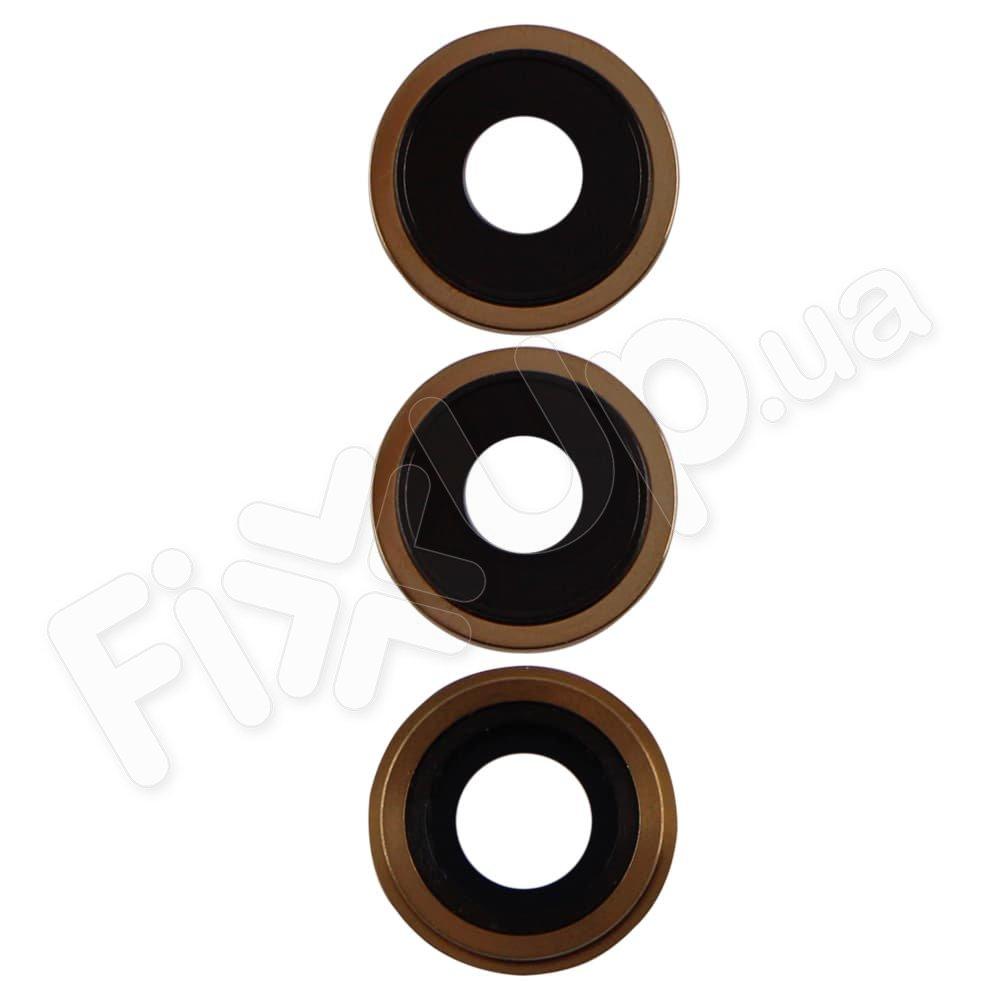 Скло камери для iPhone 12 Pro, 12 Pro Max (3 шт.), колір золотий