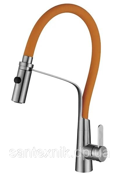Кухонний змішувач Lambert Pull-Out LR3050 Нержавіюча сталь, фото 1