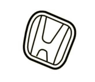 Значок Honda скла в кришку багажника Honda Clarity FCX (17-) 75701-TRT-A00, фото 2