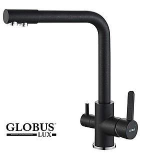 Змішувач для кухні під осмос Globus Lux LAZER GLLR-0444-1-ONIX