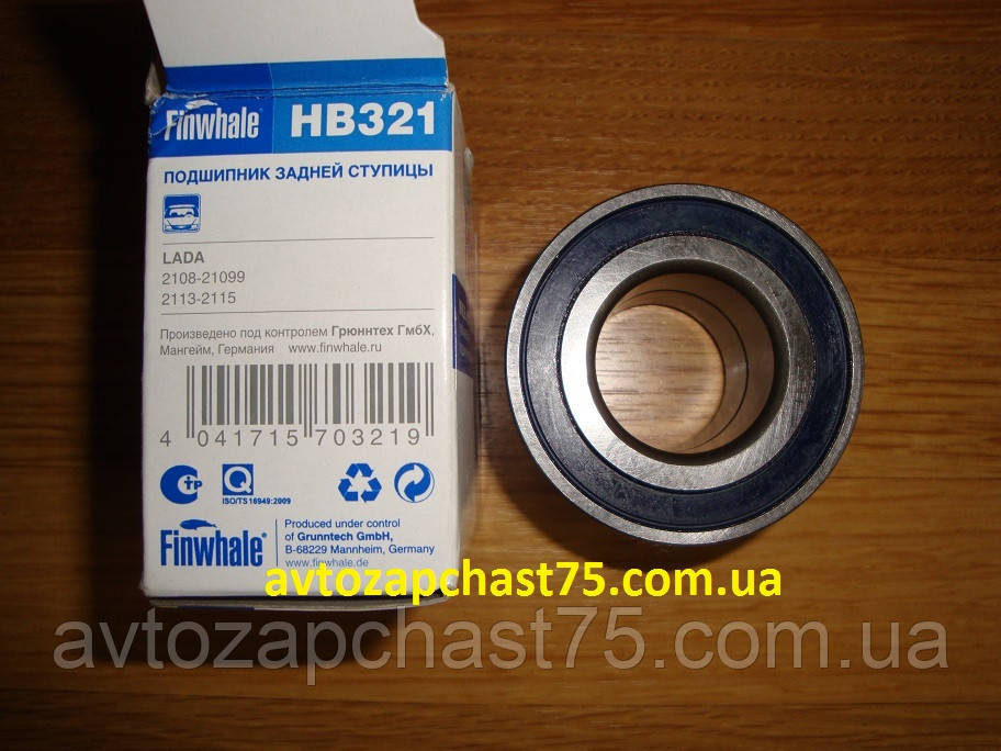 Підшипник задньої ступиці Ваз 2108 - Ваз 2115 (виробництво Finwhale, Німеччина), фото 1