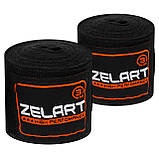 Бинти боксерські 3 метра бавовна з еластаном Zelart BO-3729-3, фото 2