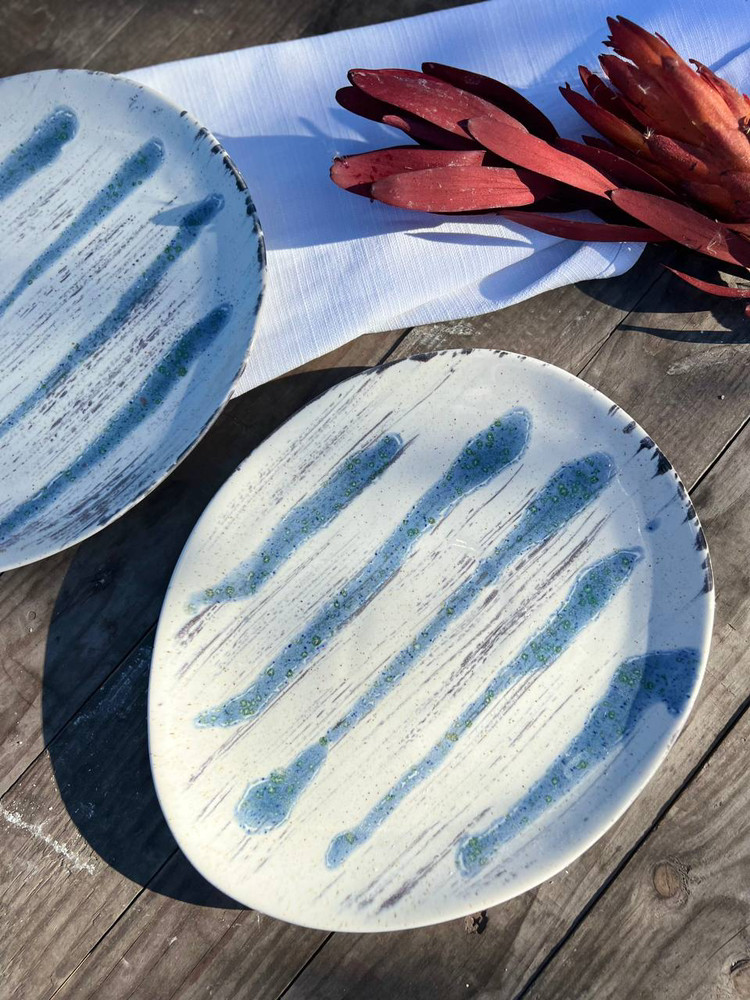 Тарілка «Овальна» 26/22, «Чорний Лофт плюс"