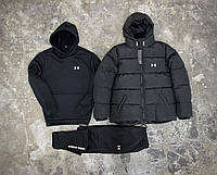 Комплект 3 в 1 Куртка зимова + худі + штани Under Armour