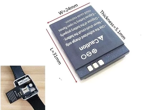 Акумулятор для Smart Watch A1, фото 1