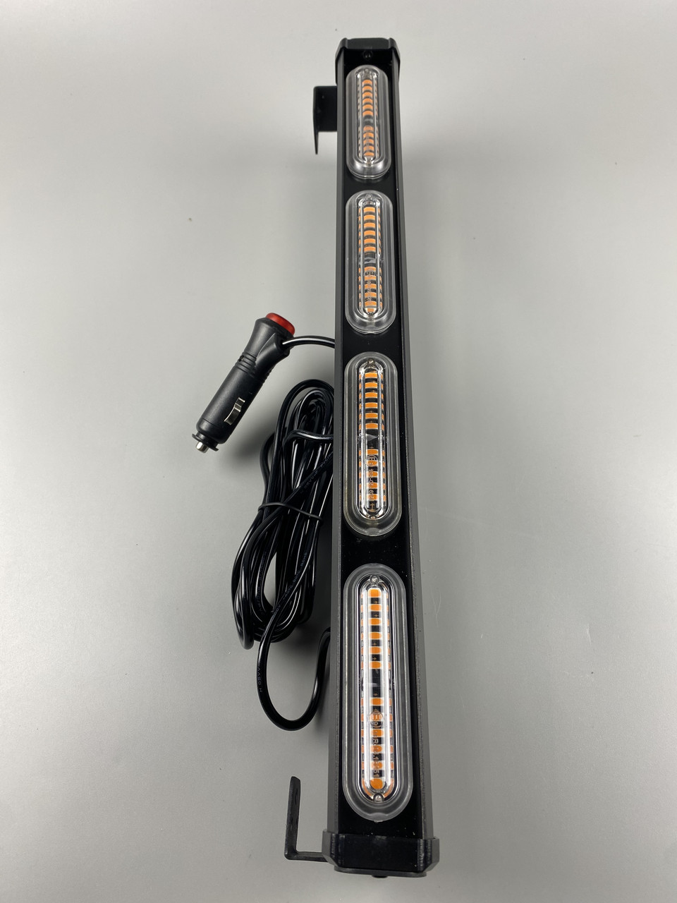 Двосторонній Стробоскоп LED на машину 4 секції 12/24 V 96 led діодів кріплення подвійний магніт світлова балка, фото 1