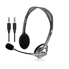 Навушники Logitech H110 Stereo Headset with 23pin jacks (981-000271)