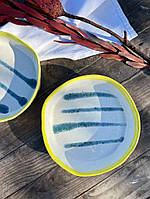 Тарілка «Глибока» 500 мл «Капучино yellow exclusive»