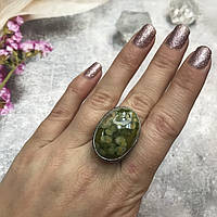 Яшма риолит 18,0 размер натуральная кольцо крупное натуральная яшма кольцо из яшмы Индия