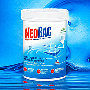 Біопрепарат для вуличних туалетів, септиків, ям NEOBAC 600 р. на 6 міс.з ароматом ЕВКАЛІПТА!!