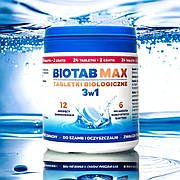 Біологічні таблетки для септиків та очисних споруд BioTab MAX 3в1 24таб+2 шт. у подарунок