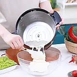 Електрична двошвидкісна м'ясорубка King Style T-DLG01 6л / Харчовий подрібнювач, фото 6