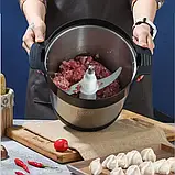 Електрична двошвидкісна м'ясорубка King Style T-DLG01 6л / Харчовий подрібнювач, фото 7