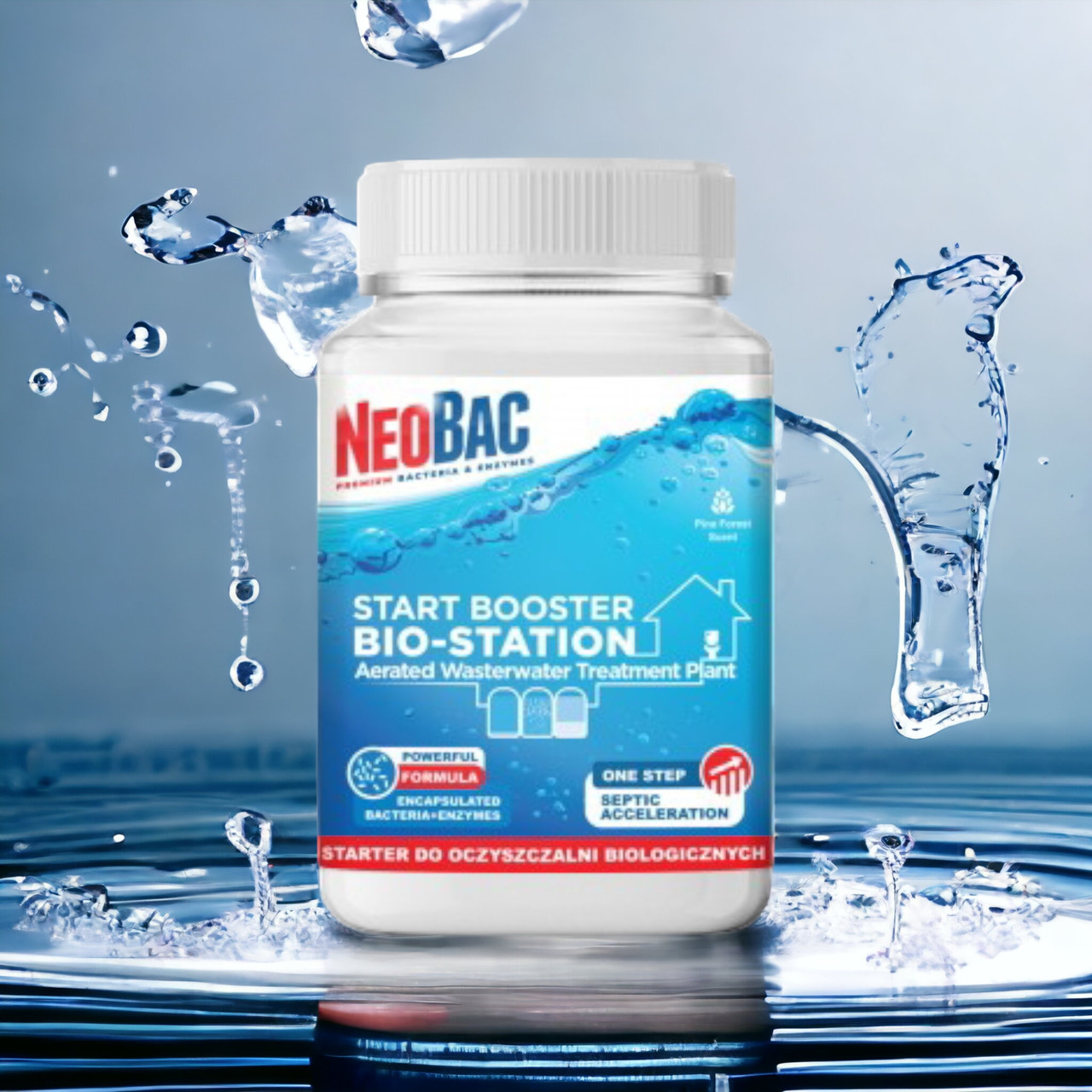 NeoBac Bio-Station START BOOSTER STARTER для біологічних очисних споруд, 200г.