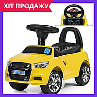 Детская машинка каталка-толокар Bambi M 3147A-6 желтый