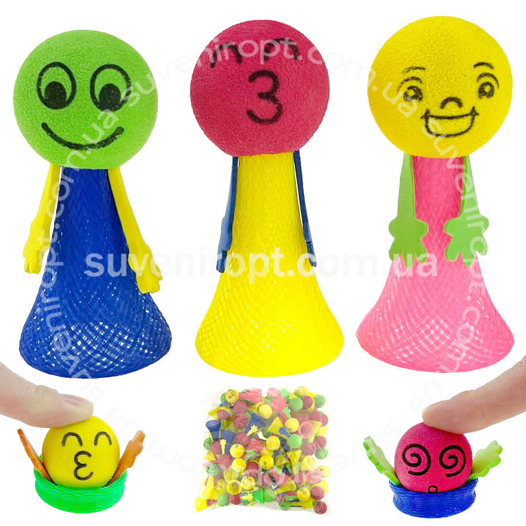 Велика іграшка прикол Воланік-стрибунчик 100 шт., фото 1
