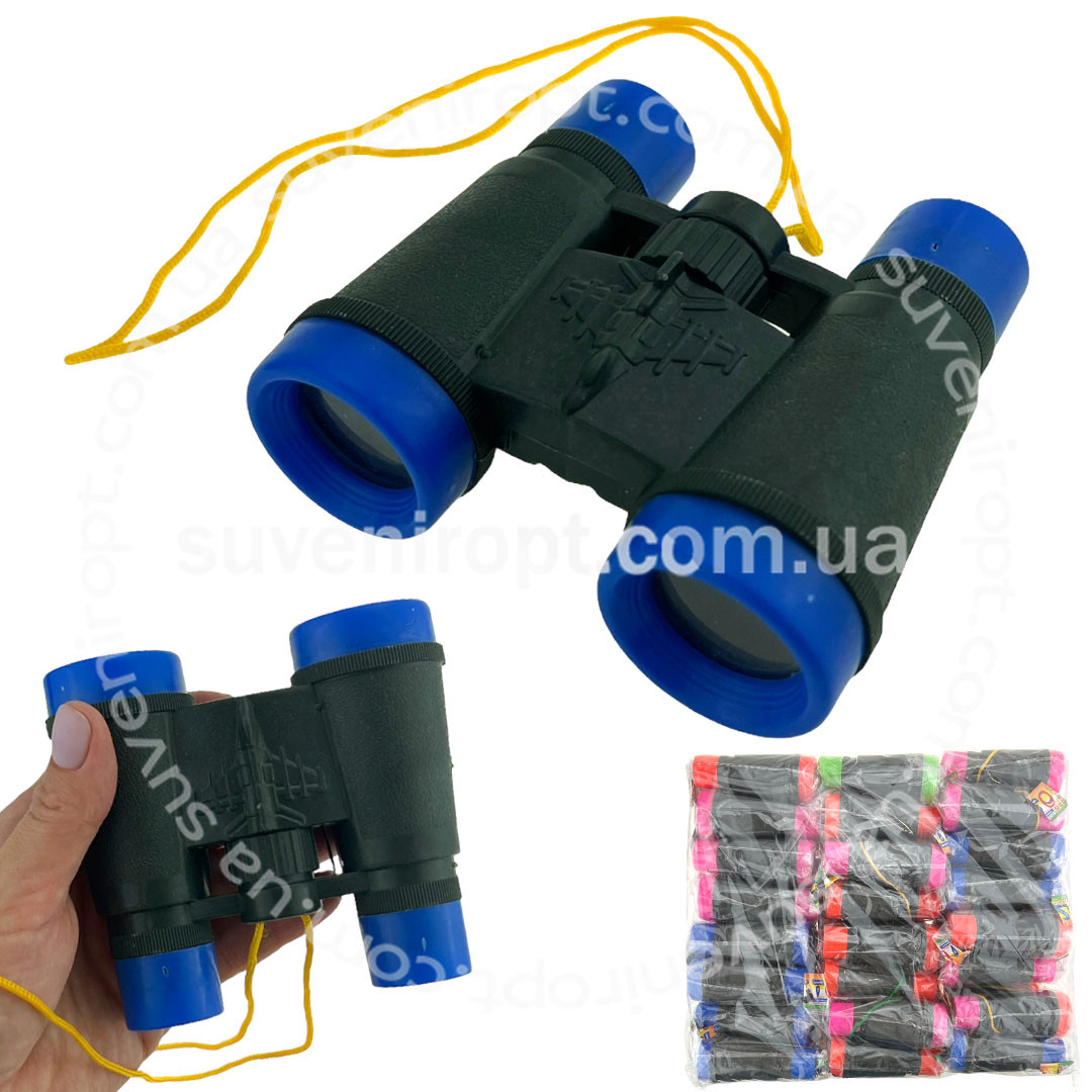 Чорний дитячий бінокль 24 шт., фото 1