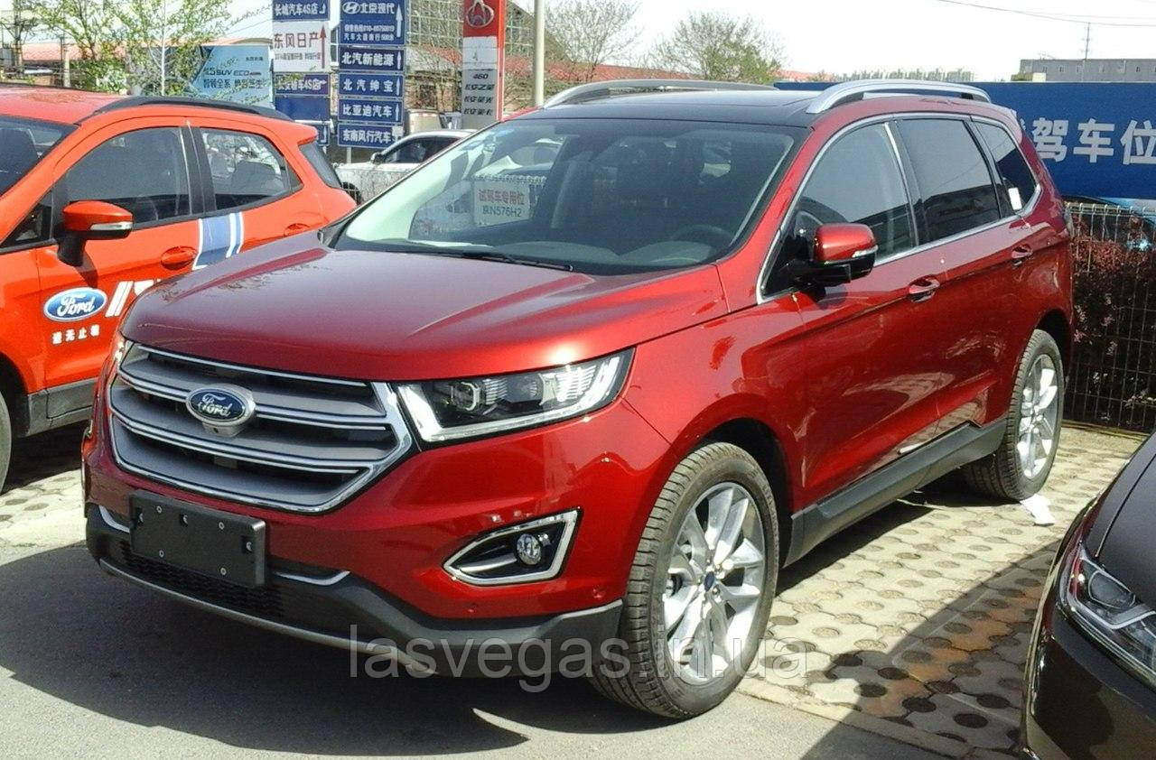 Дефлектори вікон (вітровики) Ford EDGE II 2015-2023 Long 7 мест (Autoclover-Корея)
