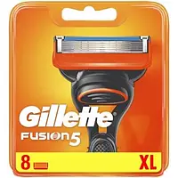 Gillette Fusion5 8 шт. в пакованні змінні касети (лізи джилет) Німеччина