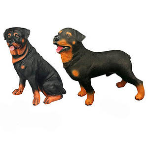 Тварина Q9899-542 (12 шт.) собака, ротвейлер, 34 см, у ляльці, 34-35-17см