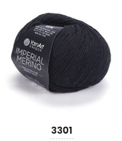 Чистая 100% шерсть IMPERIAL MERINO № 3301 - черный