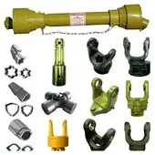 Карданні вали, хрестовини і перехідники